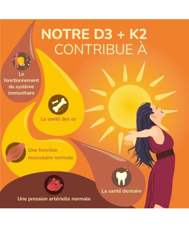 Vitamin D3 K2 Drops Vegavero | VEGAN | 2000 IU Vitamin D3 + 25 g Vitamin K2-MK7 | High Bioavailability and Dosage | Immunity + Teeth and Bone Health - Buy Online on GoSupps.com