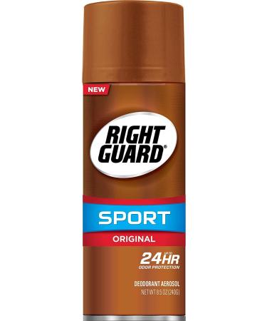 Right Guard Sport Deodorant Spray Original - 8.5 oz Pack of 4