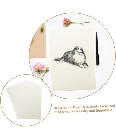 NUOBESTY 20 Sheets Painting Watercolor Paper Artist Painting Paper Wear-resistant Painting Paper Christmas - Buy Online on GoSupps.com