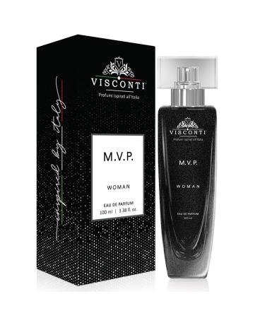 Vi.sconti M.V.P. Perfume For Women Eau De Parfum Woody Long Lasting Fragrancewith Bergamot Cedar Patchouli and Vetiver Anti-Stain Premium Luxury Perfume For Daily and Office 100 ml