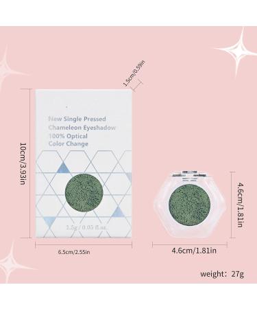  Generisch Chameleon Eyeshadow Glitter Glitter Shimmer Eyeshadow Palette Multichrome Glitter Highlighter Eyeshadow Palette Long-Lasting Makeup Palette - Buy Online on GoSupps.com