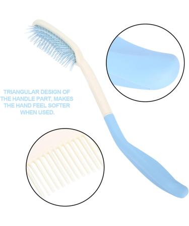 Long Reach Handled Comb Long Reach Handled Comb and Hair Brush Set Anti Slip Ergonomic Long Brush Assisted Shower Hair for Elderly and Hand-Disabled People Not Need to Lift long handle brush - Buy Online on GoSupps.com