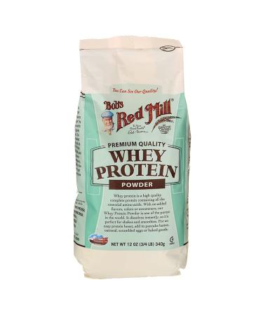 Bob's Red Mill Whey Protein Powder 12 Ounce (340 g) Pkg (3 Packs)