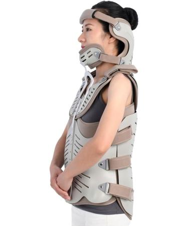 FoRes Neck Fixation Device - Adjustable Cervical Thoracic Traction Orthosis Halo Brace for Adult Neck & Chest Support (Medium) - International Shipping Available - Buy Online on GoSupps.com