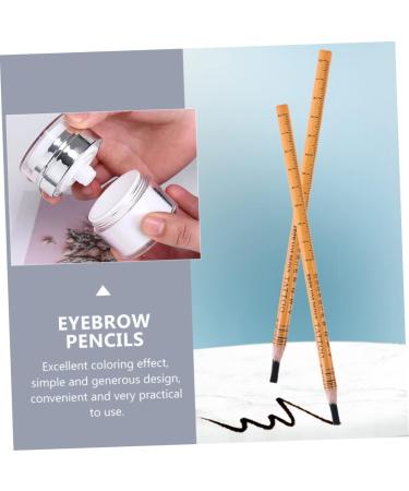 Healeved 4 Pcs Eyebrow Pencil Eyebrow Drawing Tools Dark Brown Eyeliner Waterproof Eye Liner Pencil Wooden 1 count (Pack of 1) As Shownx2pcs - Buy Online on GoSupps.com