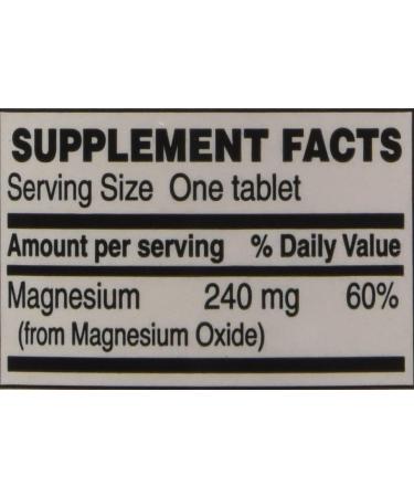 Magnesium Oxide 400mg 3-Pack 120 Tablets - 360 Count Total - Buy Online on GoSupps.com