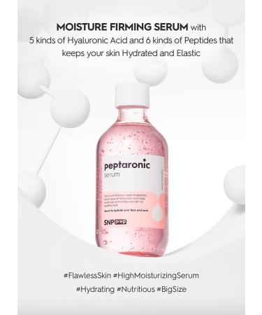 SNP PREP Peptaronic Complete Korean Skin Care Set - Hydrating Serum, Toner, Cream & Ampoule - 10 Sheet Masks - Ideal Gift for Women - Buy Online on GoSupps.com