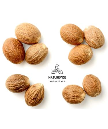 Naturevibe Botanicals Organic Nutmeg Whole 1.76oz (50gm) | Non-GMO, Gluten Free Indian Spice - Buy Online on GoSupps.com