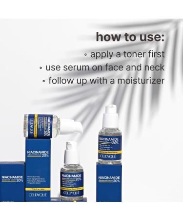 Niacinamide 20% Vegan Face Serum - Vitamin B3 Green Tea & Damask Rose for Even Skin Tone & Pore Minimization - 1 Fl Oz - Buy Online on GoSupps.com