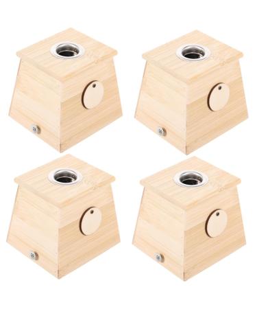 Tovinanna 4 pieces Moxibusion-Box Wermension Back burner metal stalls Moxibustionbox Portable Moxibustion Box Tool Moxa Standparrowing Moxibusproof Fall Whole Body Moxa-Box Moxibusstaufstab