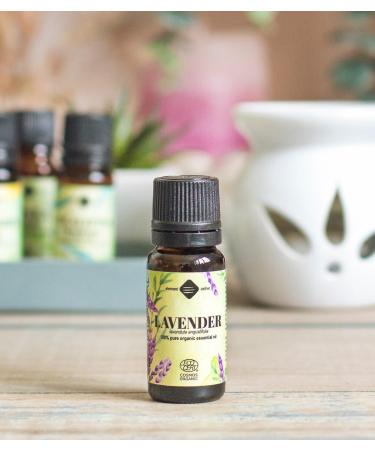 Ellemental Organic Lavender Oil 10ml | Cosmos Organic EOBBD Cruelty-Free | Floral & Fresh Aroma for Relaxation - Buy Online on GoSupps.com