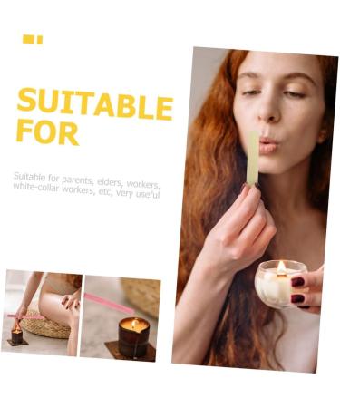 FOMIYES 20 STK Mild Moxibustion Umbilical Candle Sticks - Safe Travel Size MOXA Bars for Body Aromatherapy & Moxibustion Therapy - Buy Online on GoSupps.com