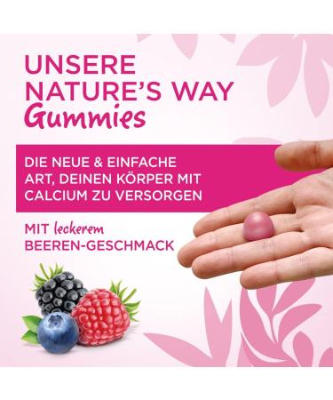 Calcium Gummy Bears for Strong Bones & Teeth | 488mg Calcium Vitamin D3 & K | Vegetarian Lactose-Free | 60 Count - Buy Online on GoSupps.com