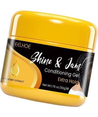 JAYIOLA Conditioning Hair Gel Extra Hold No Flaking Or Drying Edge Control Smooths & Tames Frizz Braid Gel Braid Styling Gel for Braids Cornrows - Buy Online on GoSupps.com