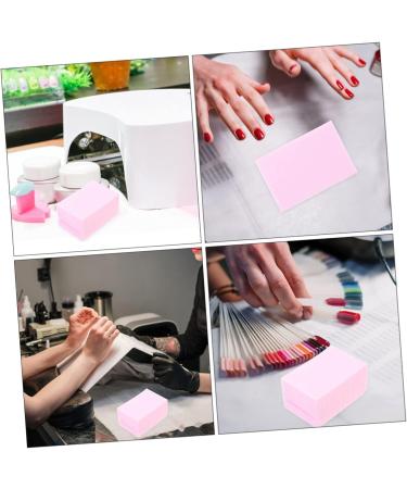 Beatifufu 3 Nail Remover Cotton Nail Wipes Nail Removal Wipes Fingernail Remover Pads Glue for Eyelashes Nail Art Cleaner Tool Nail Bag Natural Cotton Fiber Pink Cotton Sheet - Buy Online on GoSupps.com