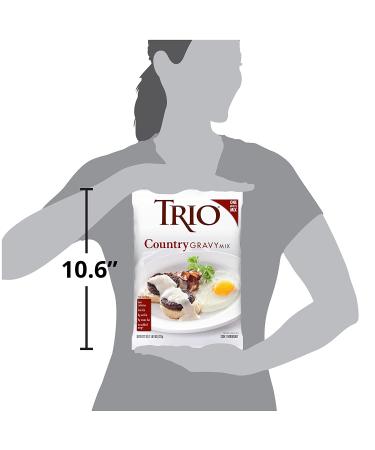 Trio Country Gravy Mix Sausage 22oz Bag - Just Add Water | Delicious and Easy-to-Make - Buy Online on GoSupps.com