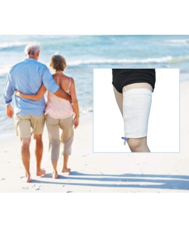 2pcs Urine Bag Holder Carer | Drainage Bag Covers for Catheter Leg Sleeve | Urinary Incontinence Supplies - Medium - Buy Online on GoSupps.com