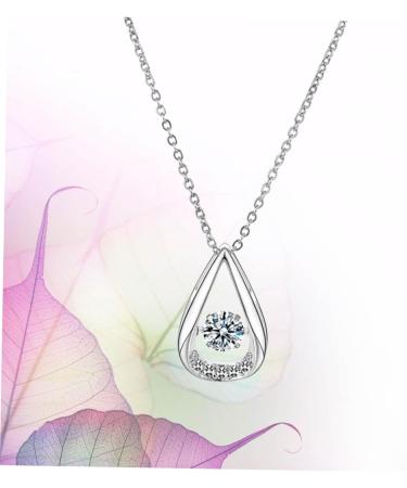 PRETYZOOM 1pc Neck Pendant Drop Necklace Fashion Necklaces for Women Clavicle Chain Miss Sweater Chain Zircon - Buy Online on GoSupps.com