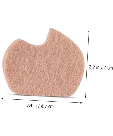FOMIYES 6 Pairs Reusable Forefoot Pads - Comfort for High Heels & Ball of Foot Support | Metatarsal Felt Pads for Women - Buy Online on GoSupps.com