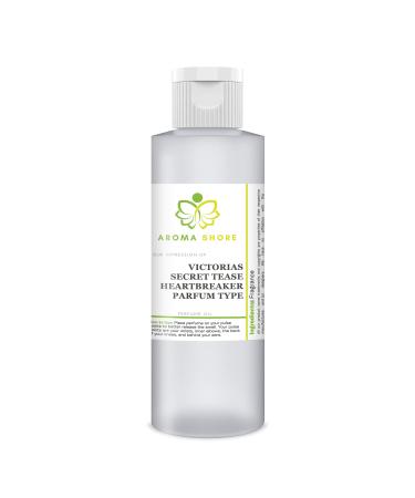 Perfume Oil - Our Impression Of and compatible with Vic'Torias Sec'Ret Tease Heartbreaker Parfum Type 100% Pure Uncut Body Oil Our Interpretation Perfume Body Oil 4 Fl Oz (Pack of 1)