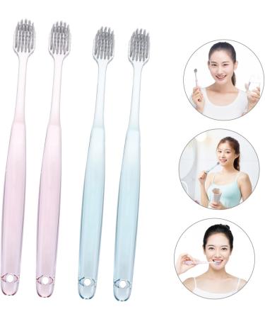 Tovinanna 6-Piece Toothbrush Set | Brisk Oral Care & Travel Brushes | Durable Adult Bristle Toothbrushes for Healthy Teeth - Buy Online on GoSupps.com