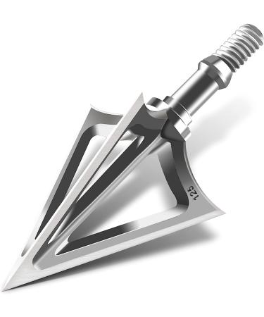 Aimdor Hunting Broadheads 100/125 Grain Stainless Steel 12pcs for Crossbow & Compound Bow - Buy Online on GoSupps.com