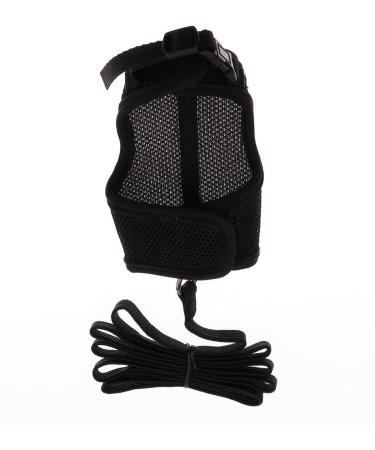 B Blesiya Rabbit Harness - Comfortable Breathable Adjustable Mesh Leash - Black L & S - Ideal for eCommerce International Shipping - Buy Online on GoSupps.com