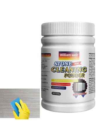 Quartz Stain Remover | 5.3 oz Stone Cleaning Powder | Streak-Free Stain Remover Powder for Marble Tile Stone Surfaces Household Cleaning Gangwang