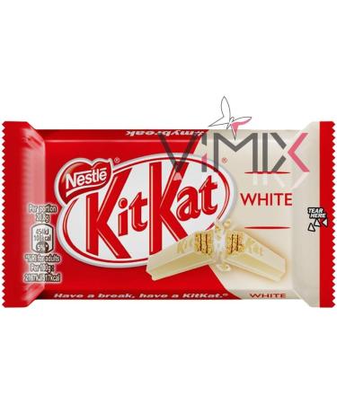  KitKat Nestle KIT KAT Pack of 24 white chocolate finger bars 41.5 g - Buy Online on GoSupps.com