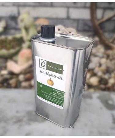 100% Pure Styrian Pumpkin Seed Oil - Fresh from Southern Styria Farm | 1000ml High Quality - Buy Online on GoSupps.com