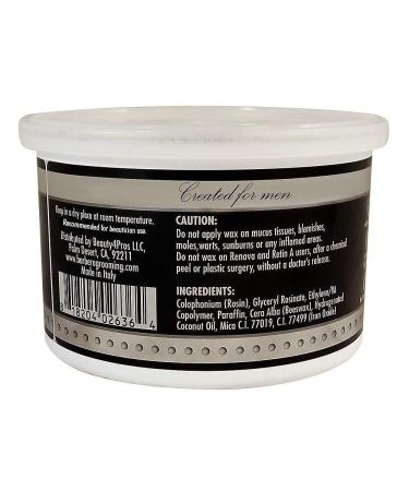 Wax Necessities Barbero Grooming Hard Wax Steel for Men 14oz - Gentle Hair Removal - Buy Online on GoSupps.com
