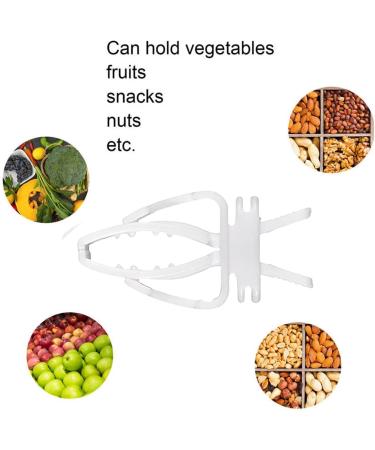 6PCS Plastic Bird Cage Feeder Clips - Bird Cage Food Holder for Parrot, Budgie, Cockatoo, Macaw - Bird Cage Feeding Accessories - Buy Online on GoSupps.com