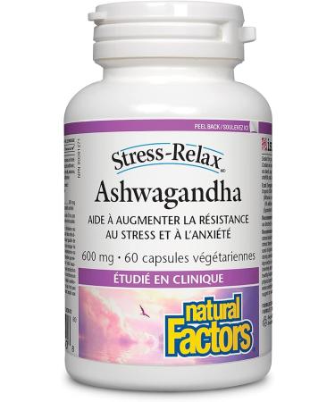 Natural Factors - Stress-Relax Ashwagandha 600 mg - Buy Online on GoSupps.com