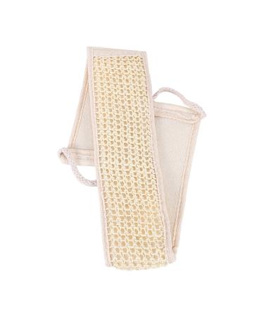 Plant Hemp Loofah Back Scrubber Strap | Exfoliating Shower Massage Tool for Men and Women - Skin Care Bathing Accessories - Buy Online on GoSupps.com