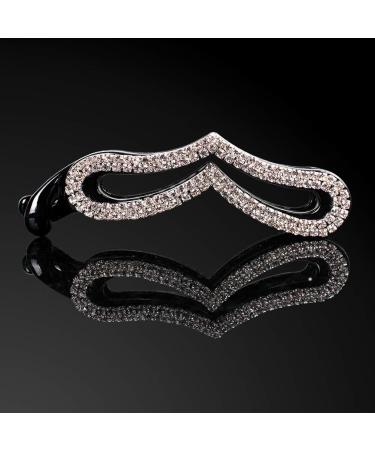 Beaupretty 3pcs Rhinestone Butterfly Heart Hair Clips for Women - Mixed Color - Buy Online on GoSupps.com