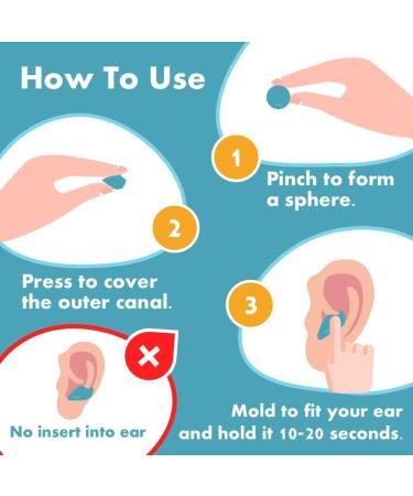 Acousdea Reusable Silicone Ear Plugs - Waterproof Noise Cancelling (40 dB) for Sleeping Snoring Swimming & Study | 12 Multi-Color Pairs with Carry Case - Buy Online on GoSupps.com