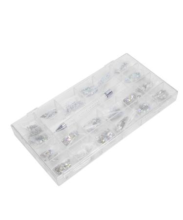 Nail Rhinestones Kit Nail DIY Rhinestones Nail Art Rhinestones Nail Art Rhinestones Kit Nail Rhinestones Nail Kit 13 Different Shapes for Household