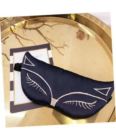 LALAFINA 1pc Silk Eye Mask for Sleeping Eye Patch Sleep Eye Pads Shade Lip Gloss - Buy Online on GoSupps.com
