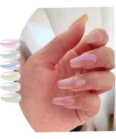 Metallic Nail Powder Mirror Effect Nail Powder Manicure Pigment DIY Nail Art Decoration 6 Colors Decoration Kits - Buy Online on GoSupps.com