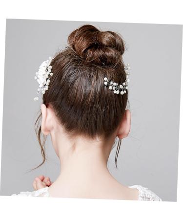 Ipetboom Wedding Rhinestone Wedding Headpiece Hair Combs for Women Rhinestone Bridal Comb Bridal Hairpin Pearl Hair Barrettes Bridal Headpieces for Wedding Tiara Bride Accessories Sweet - Buy Online on GoSupps.com