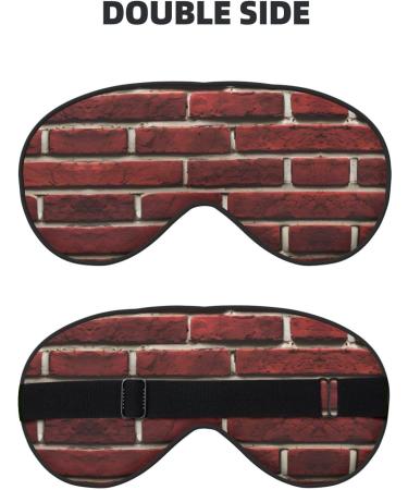 SSIMOO Brick Red Soft Sleep Eye Mask - Breathable Travel Eye Patch for Women | Relaxation & Comfort - Buy Online on GoSupps.com