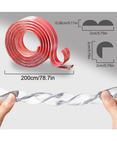 Edge Protection for Babies - Transparent Self-Adhesive Silicone Strips for Drawers & Cupboards (2m) - Buy Online on GoSupps.com