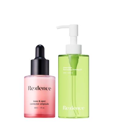 Redence Spot & Pore Fix Duo : 605,395ppm Vitamin C Tone & Spot Serum + Deep Pore Cleansing Oil
