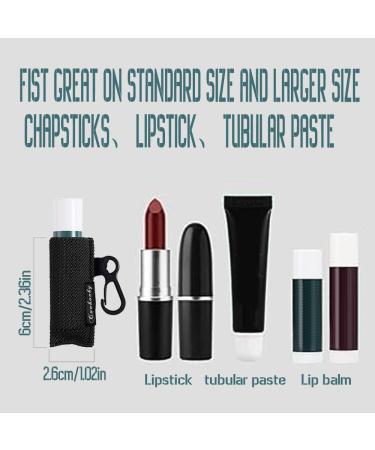 Chapstick Holder Keychain Cute Minimalist Design Lip Balm Keychain Holder Green Large - Buy Online on GoSupps.com