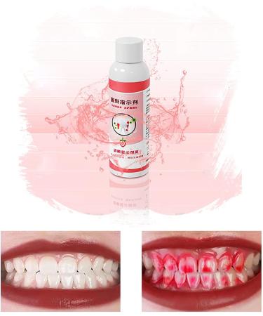 Plaque Disclosing Agent & Denture Cleaner 60ml - Dental Tartar Test & Toothpaste Examination Liquid for Home with Measuring Cup - Men, Women, Kids - Buy Online on GoSupps.com