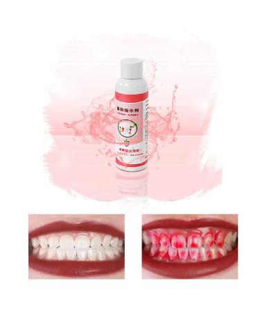 60ml Plaque Disclosing Agent - Oral Tartar Test Indicator Liquid with Scale Cup for Good Dental Hygiene - Buy Online on GoSupps.com