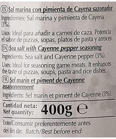 Dani Sea Salt with Cayene Pepper 400g 1 Unit - Buy Online on GoSupps.com