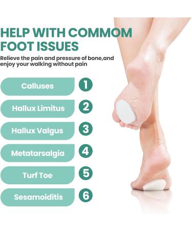 Welnove Metatarsal Foot Pads - 20 Pack Adhesive Foam Cushions for Pain Relief | Forefoot Support for Metatarsalgia Plantar Fasciitis & Neuroma - Unisex Comfort Solutions - Buy Online on GoSupps.com