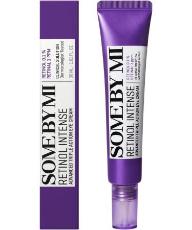 KOLMAR Korea Co Ltd SOME BY MI Retinol Intense Advanced Triple Action Eye Cream 30 ml Korean retinol eye cream against skin aging and fine lines lightens dark circles under the eyes and refines the appearance - Buy Online on GoSupps.com