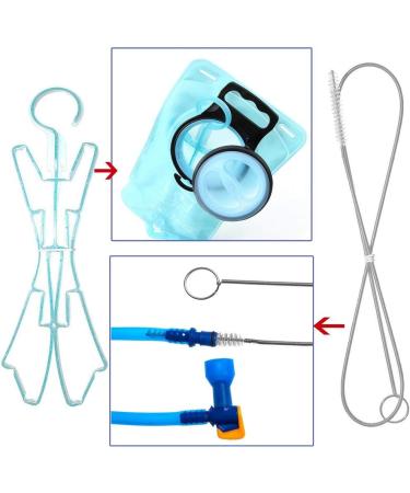 CSDSTORE 4-in-1 Cleaning Kit for Drinking Bubbles & Water Bladder Bags - Essential Brushes for Optimal Cleanliness - Buy Online on GoSupps.com